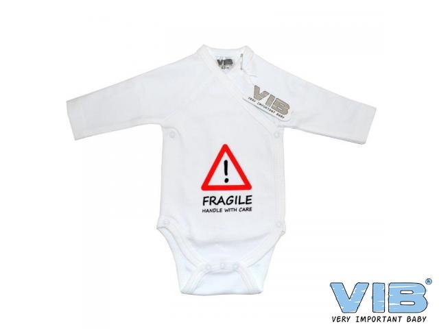 VIB Romper "Fragile! Handle with care"