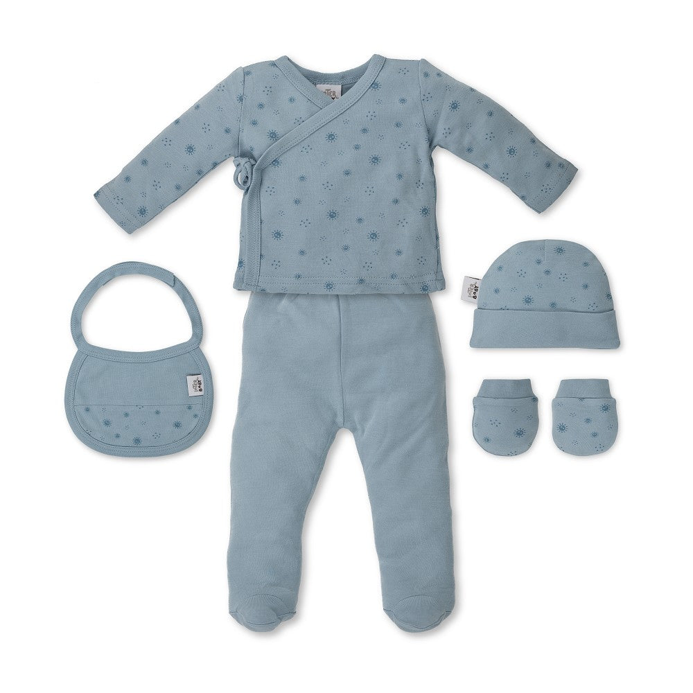 Interbaby cadeaumand 5-delig met printje